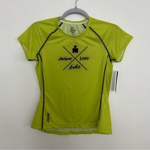 Zoot Women's Ironman Triathlon Performance Top - Lime Green - Small